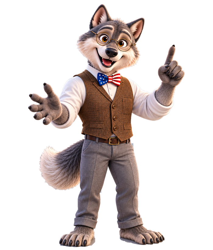 Wolfy welcoming your family